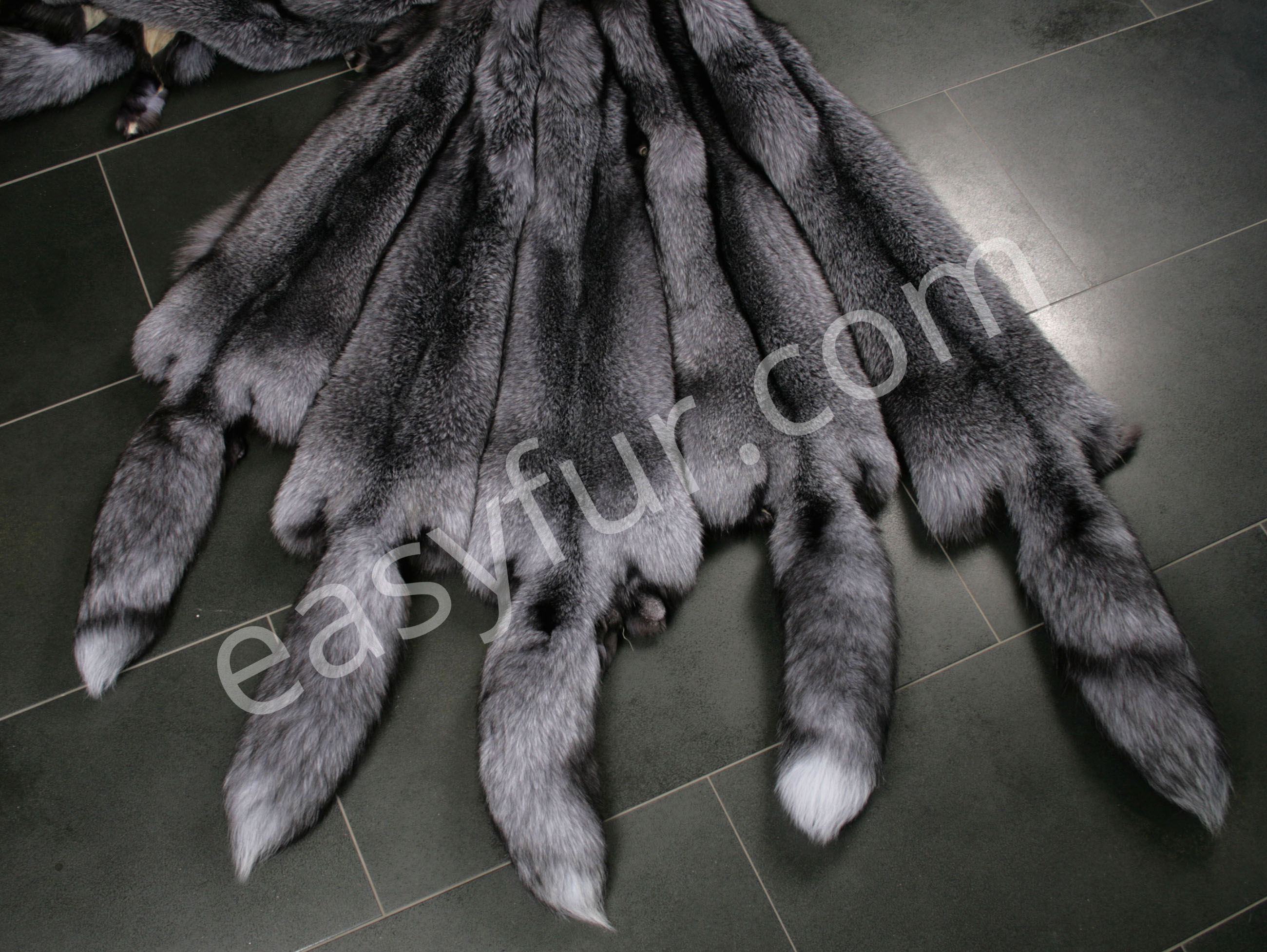 Scandinavian Blue Frost Fox Skins (SAGA Fur)