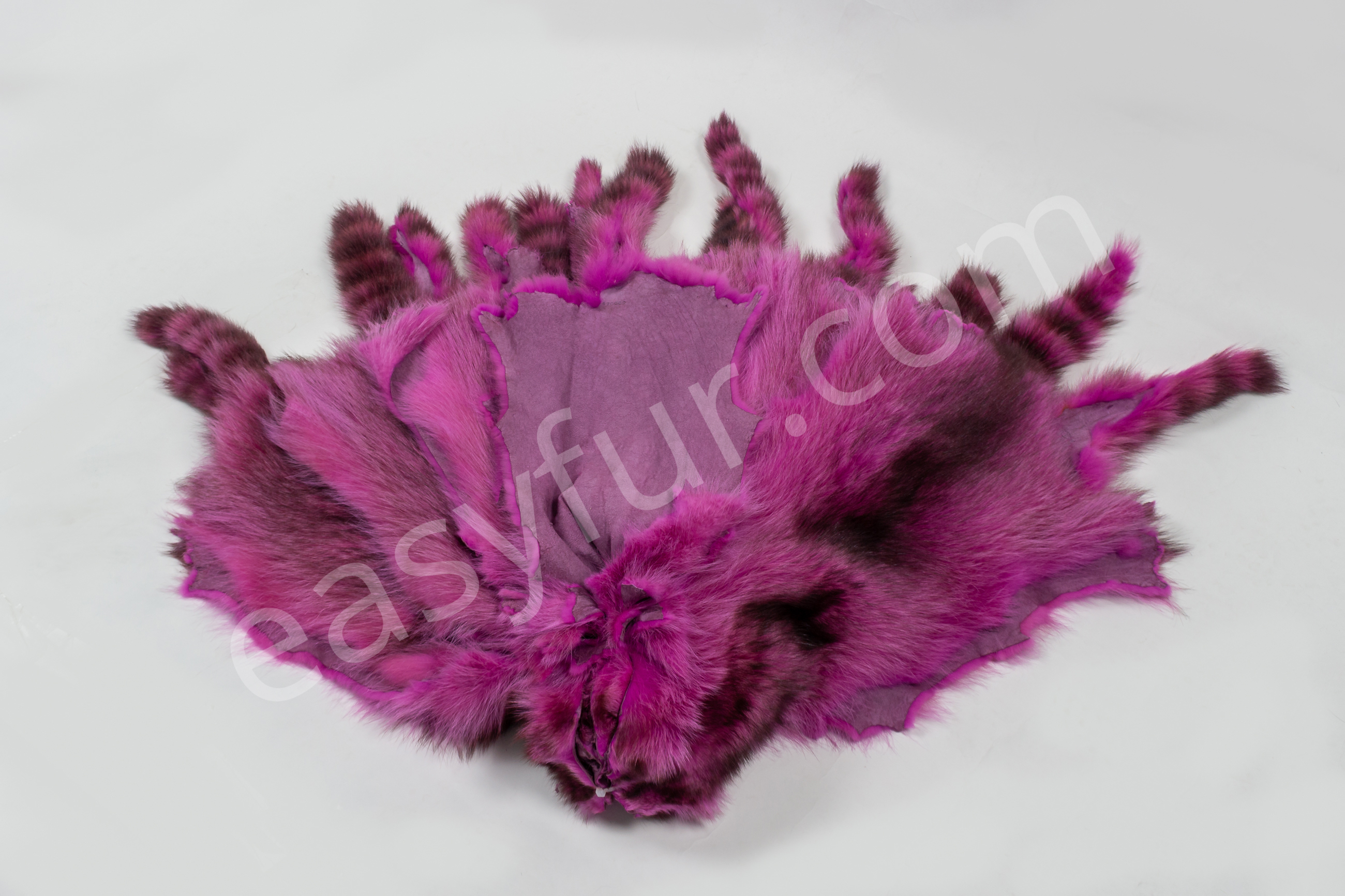 Pink Raccoon Skins