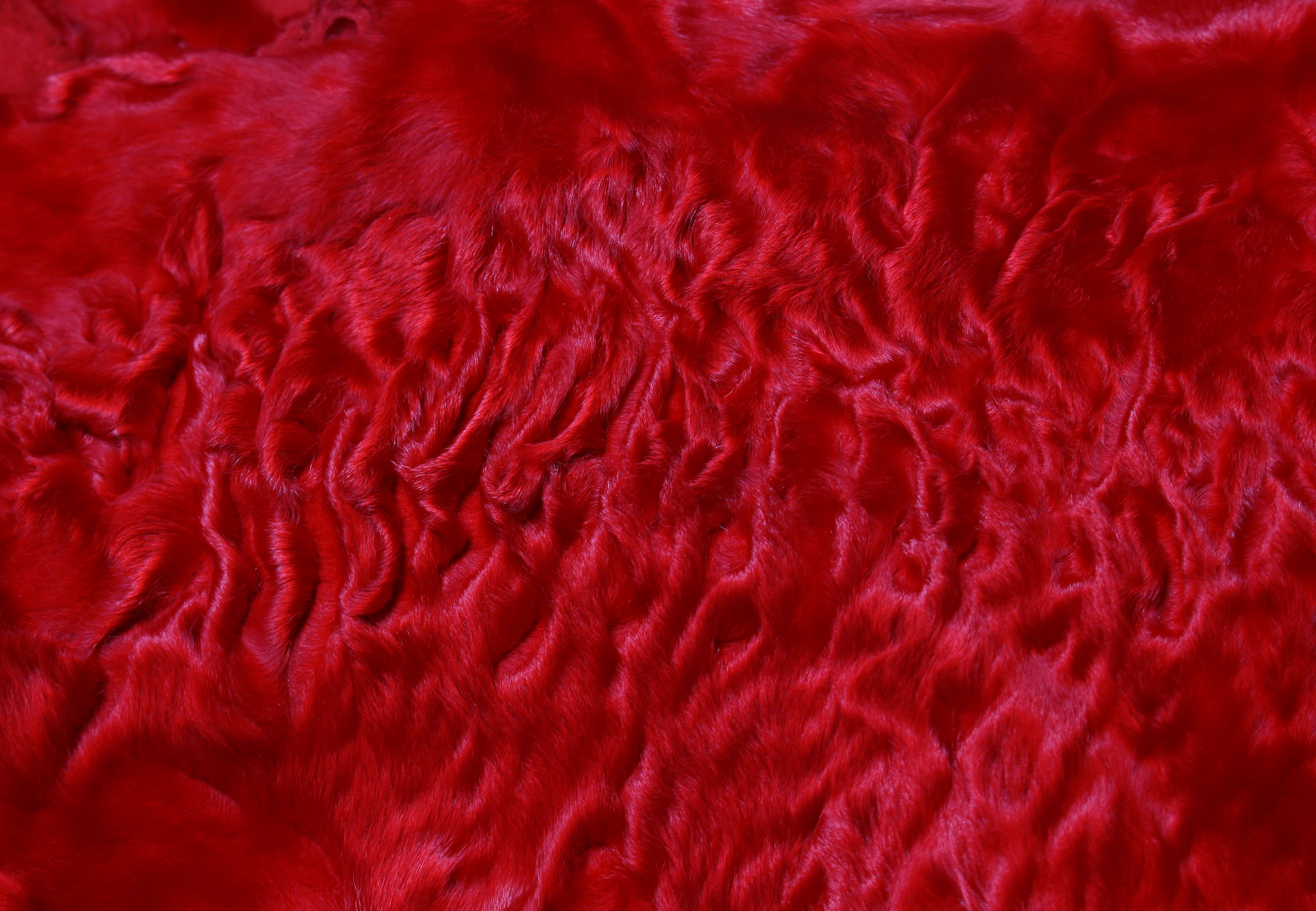 Persian Lamb Skins - SWAKARA - red