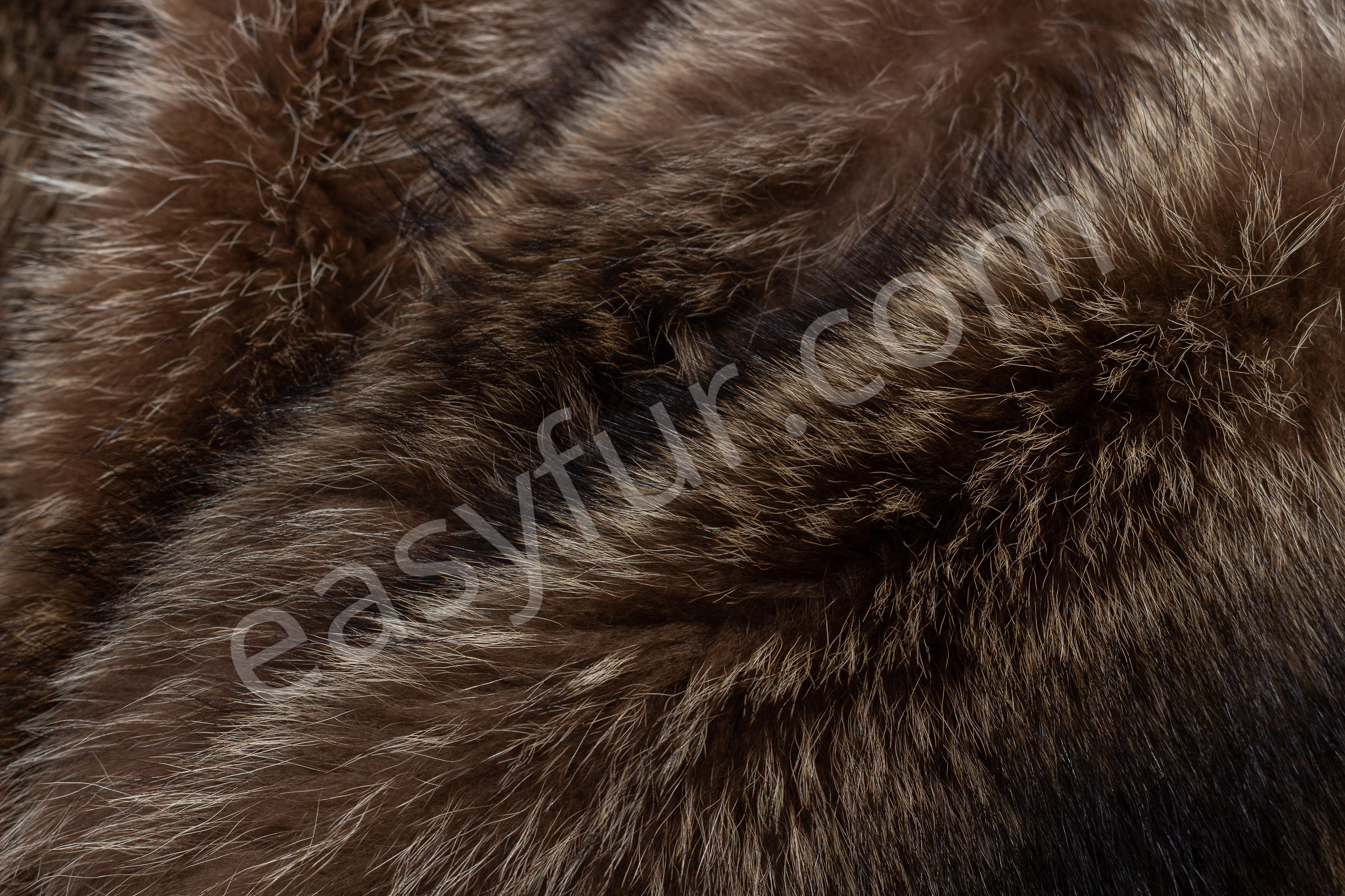 Natural Raccoon Fur Plates