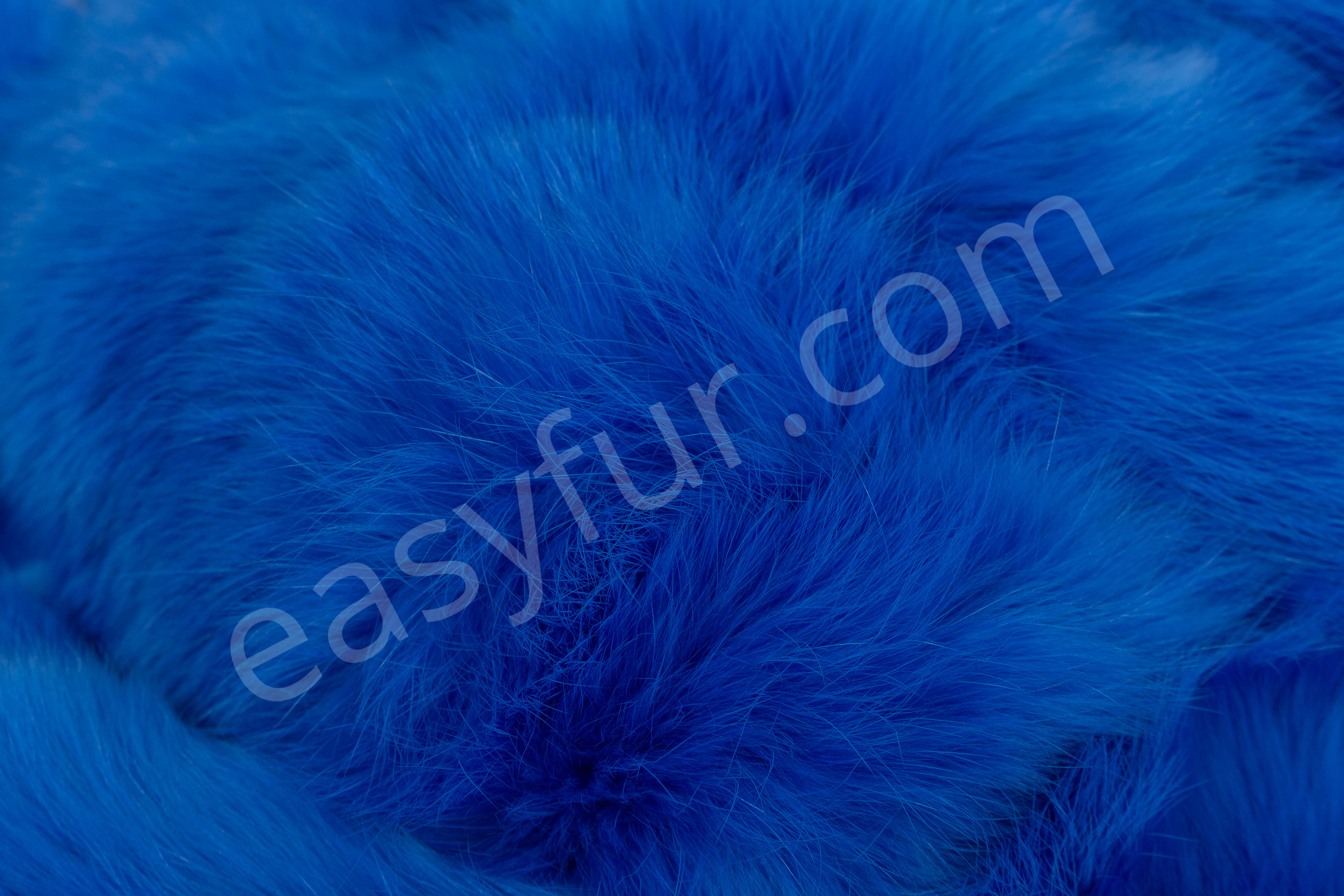 Rabbit Fur Skins Blue