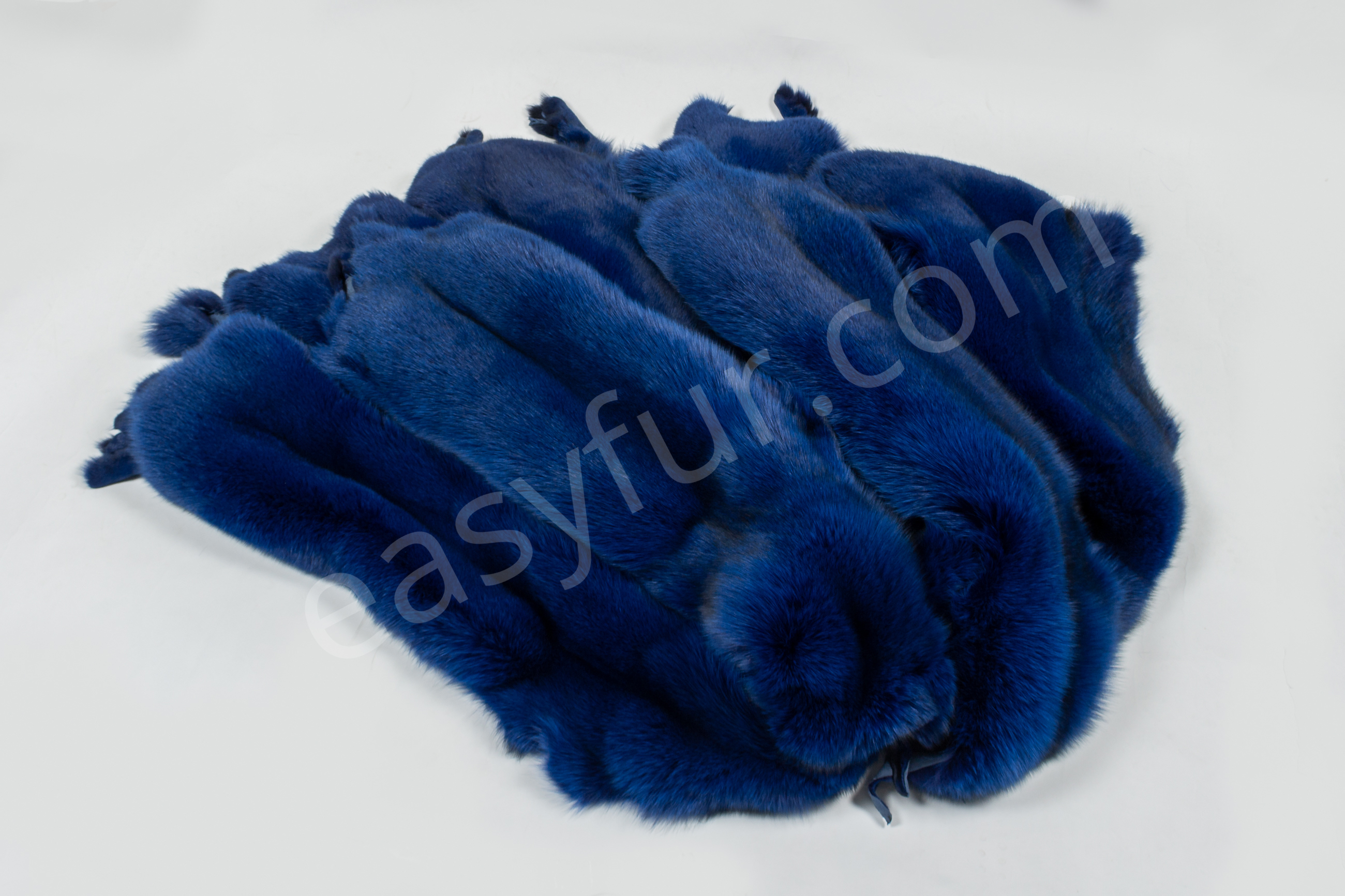 Blue Fox Skins in blue