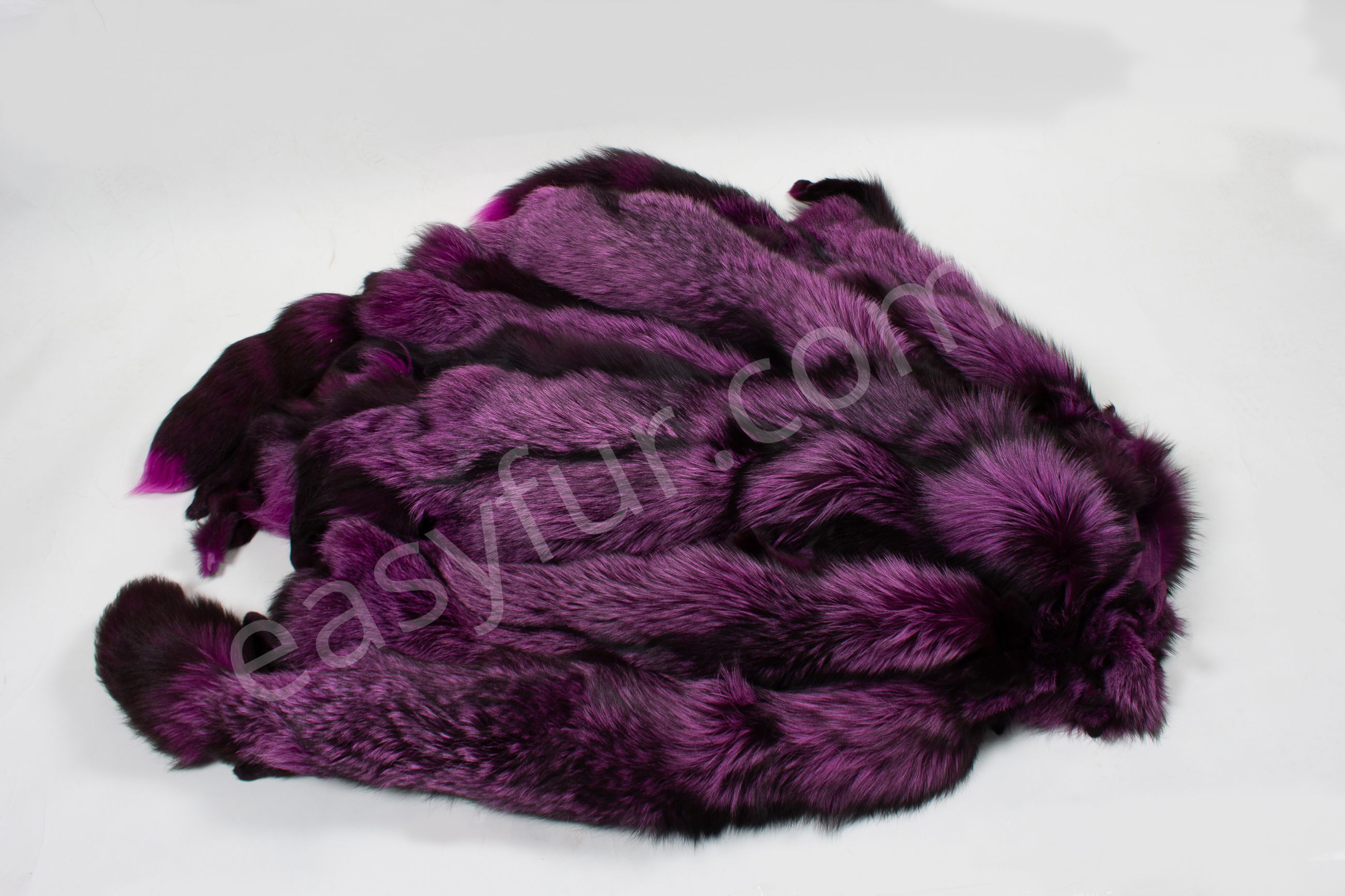 Silver Fox Skins in violet