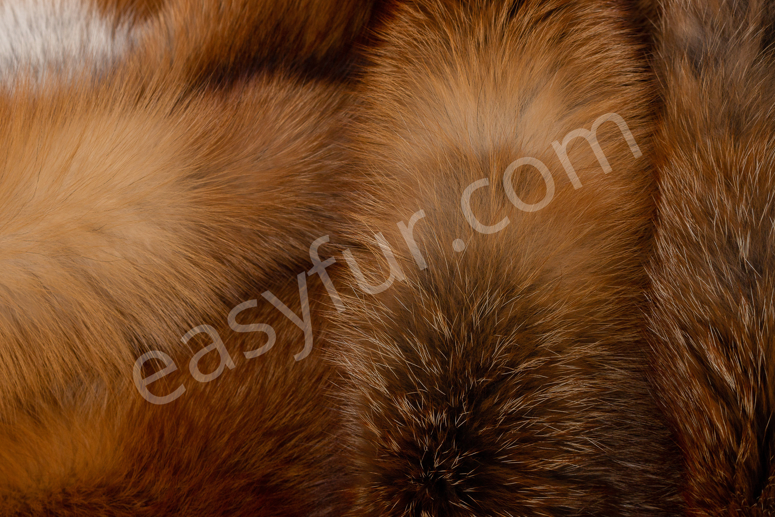 Canadian Red Fox Fur Plates without White Sides