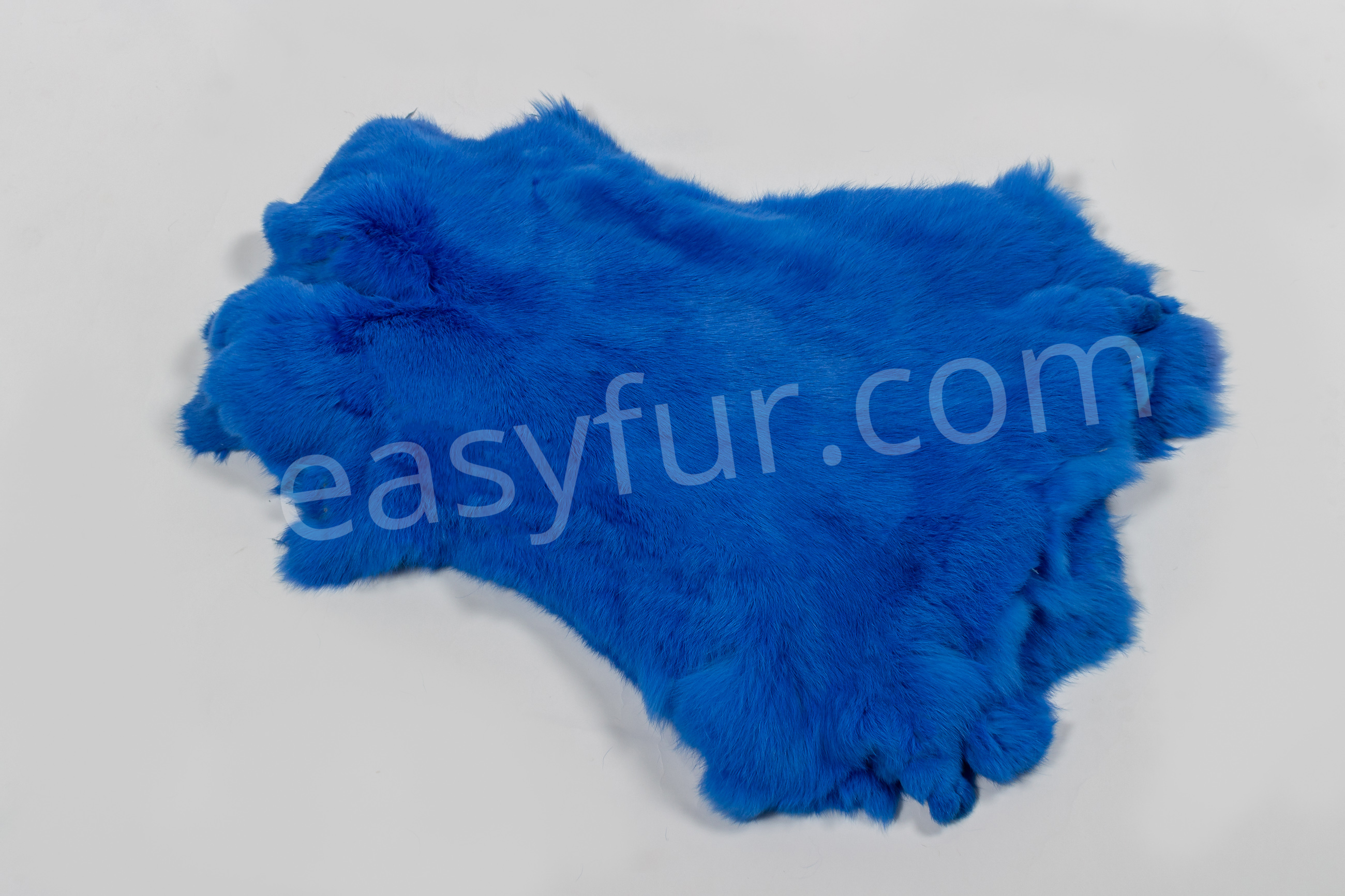 Rabbit Fur Skins Blue